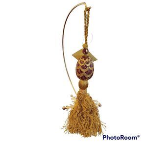 Cloisonné Ornament With Tassel and Hanger Beautiful Year Round Décor
